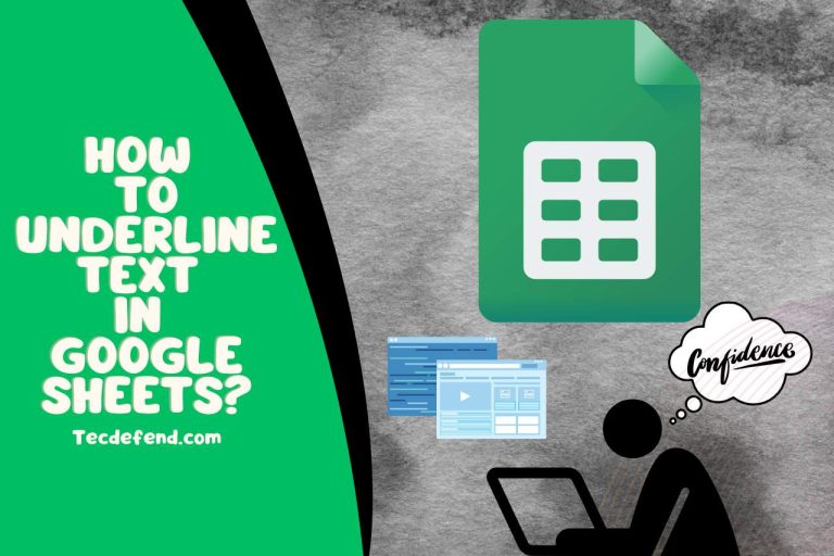 How to Underline Text in Google Sheets? Easy Steps!!!