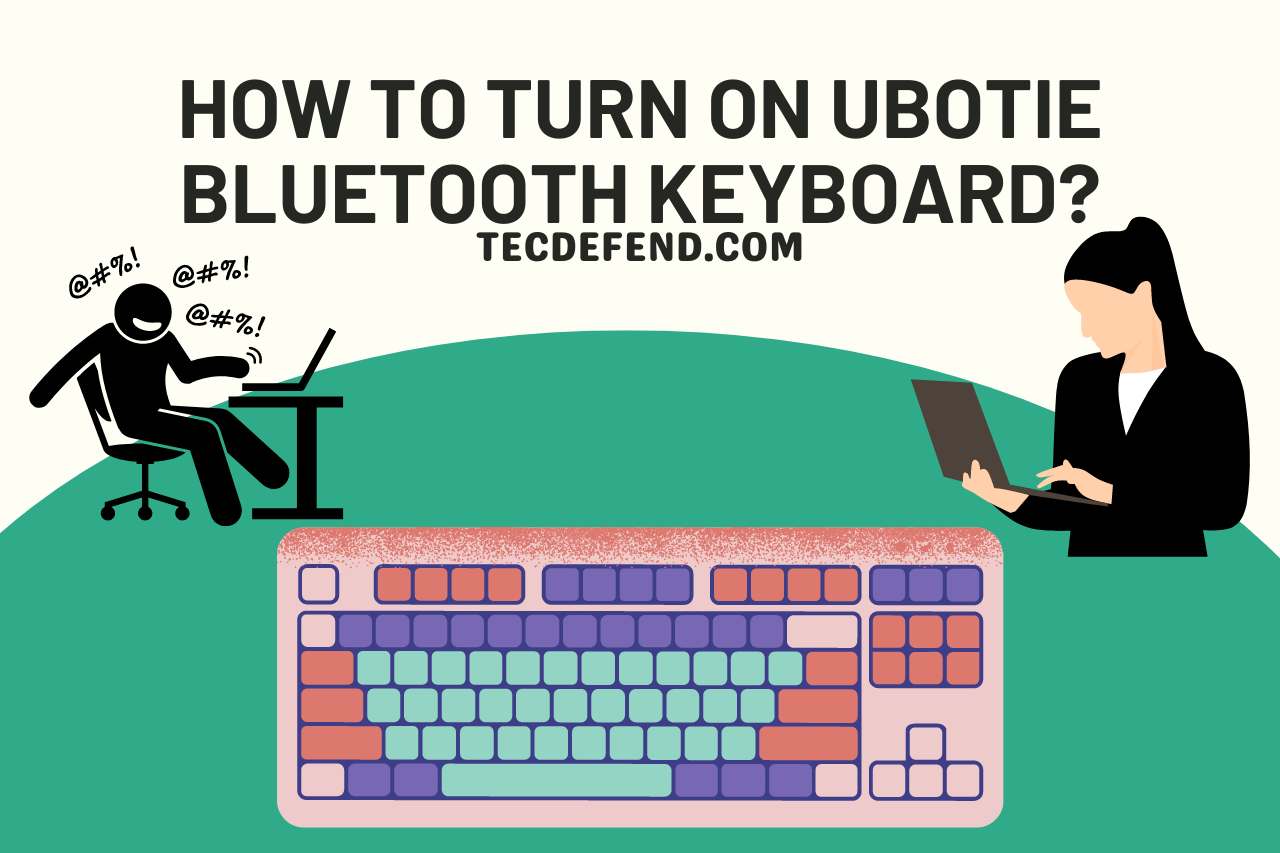how to turn on ubotie bluetooth keyboard