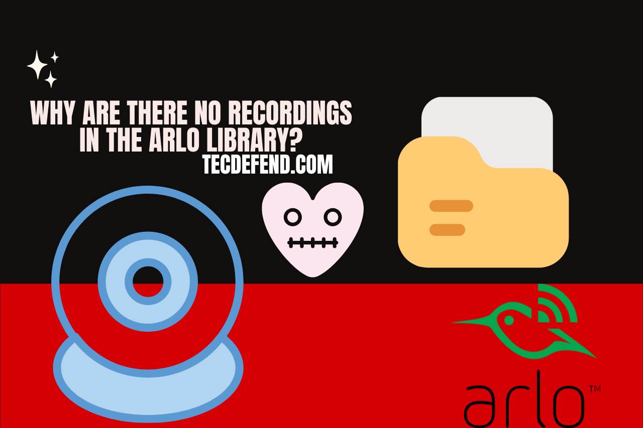 Why are there No Recordings in the Arlo Library